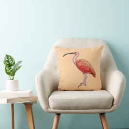 Cojín Decorativo Scarlet Ibis Bird