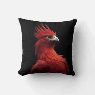 Cojín Decorativo Scarlet Phoenix Sits Orgulloso