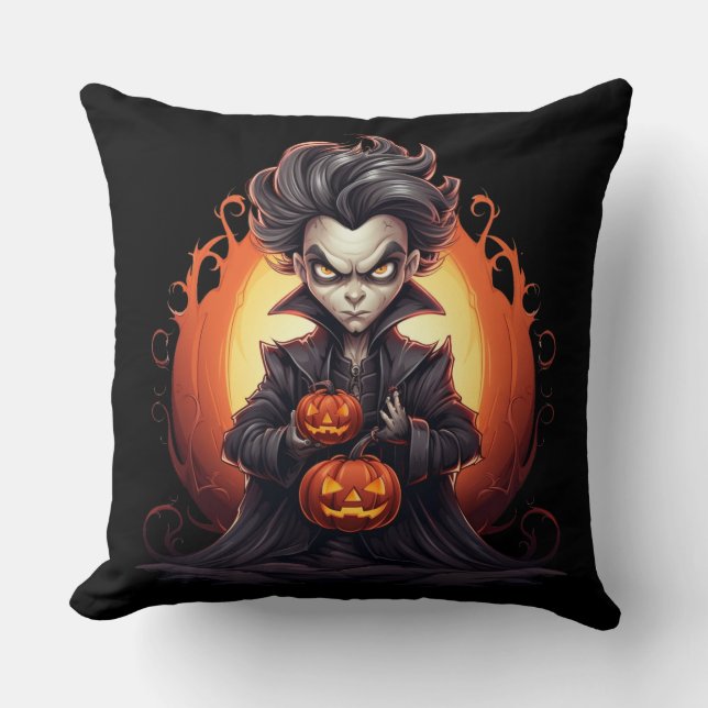 Cojín Decorativo Scary Halloween Vampire (Anverso)
