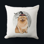 Cojín Decorativo Scary Pomeranian Dog Witch Hat Halloween<br><div class="desc">Scary Pomeranian Dog Witch Hat Halloween
This Pomeranian attire will make a great gift for all pomeranian lovers. 
Experience the bliss Pomeranian outfit!</div>