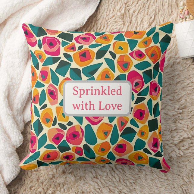 Cojín Decorativo Scattered Floral Love - Sprinkled with love (Manta)