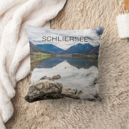 Cojín Decorativo Schliersee Bavaria Lake Germany Panorama Souvenir