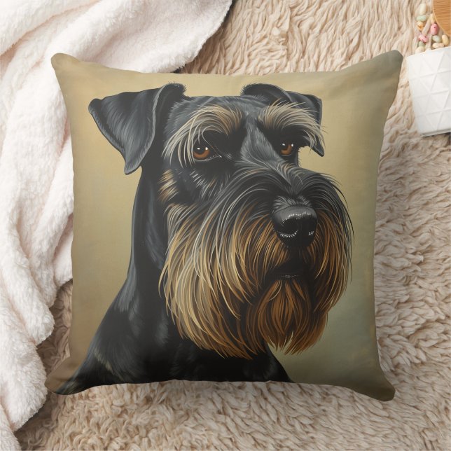 Cojín Decorativo Schnauzer gigante (Manta)