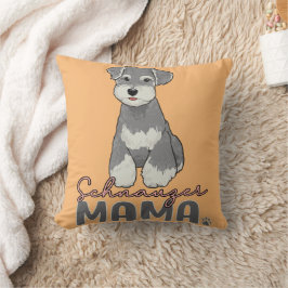 Cojín Decorativo Schnauzer Mama