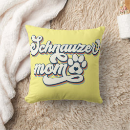 Cojín Decorativo Schnauzer Mom
