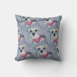 COJÍN DECORATIVO SCHNAUZER SILVER GRIS SWEET