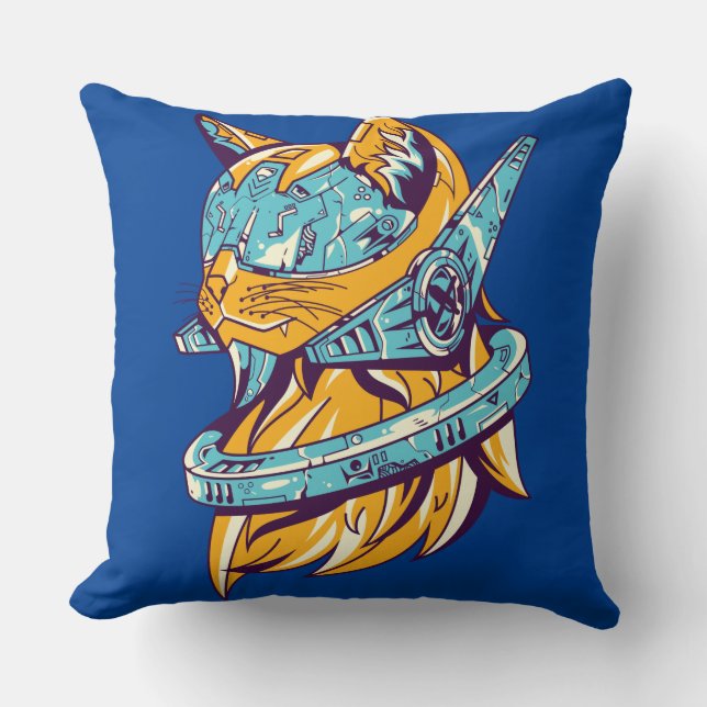 Cojín Decorativo Sci-Fi-TechnoCat (Anverso)