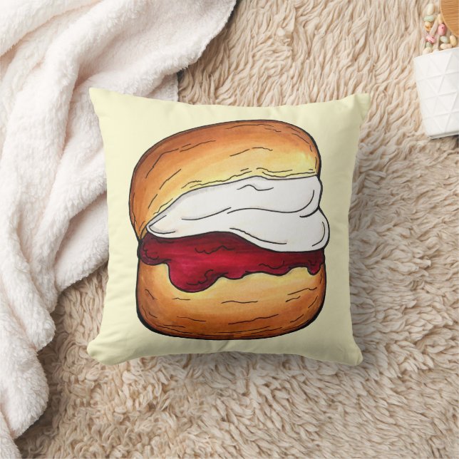 Cojín Decorativo Scone Cloe Cream Jam Tea Shoppe Comida Británica (Manta)