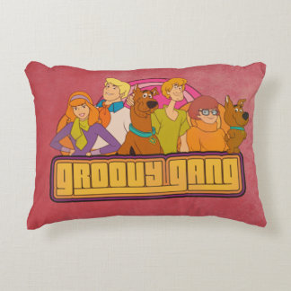 Cojín Decorativo Scooby-Doo | Gráfico retro Personalizado "Groovy G