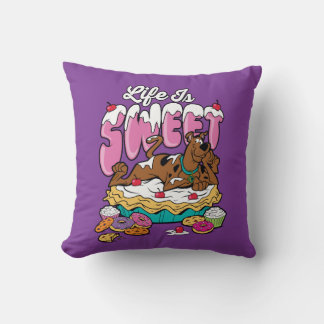 Cojín Decorativo Scooby-Doo "La vida es dulce"