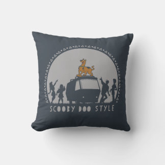 Cojín Decorativo Scooby-Doo Style Tribal Van Silhouette