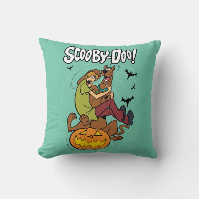 Cojín Decorativo Scooby-Doo y Shaggy Halloween Fright (Anverso)