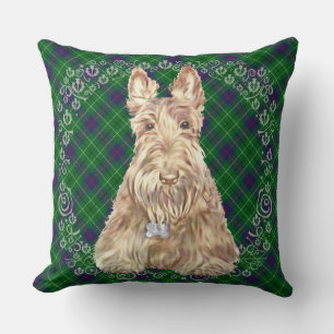 Cojín Decorativo Scottie de tartán Duncan