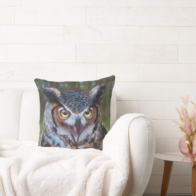 Cojín Decorativo Screeching Owl Pillow (Sofá)