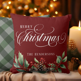 Cojín Decorativo script de navidades