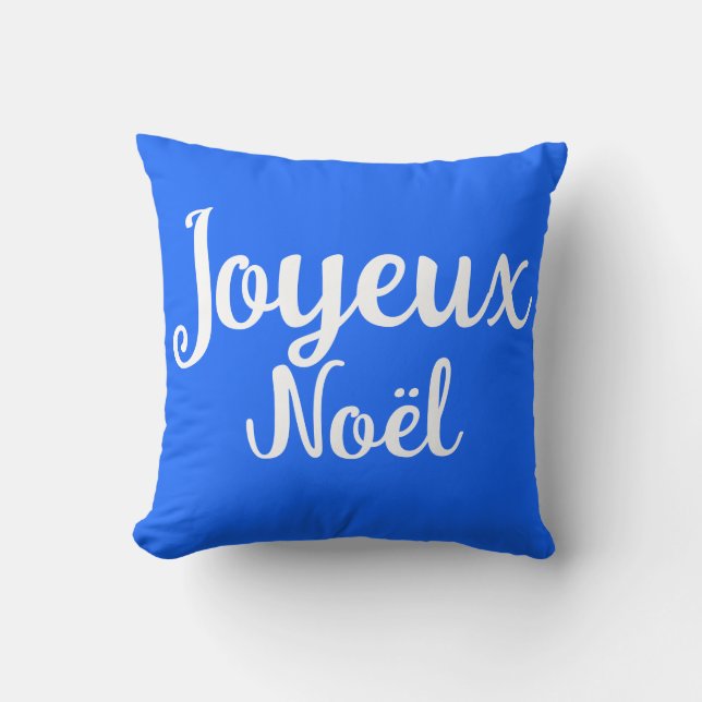 Cojín Decorativo Script  Feliz Navidad  (Anverso)