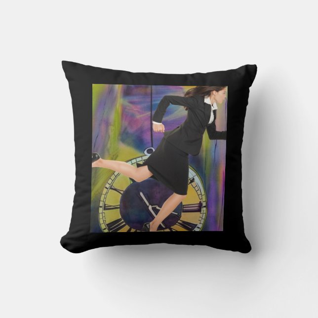 Cojín Decorativo Se acaba el tiempo (Anverso)