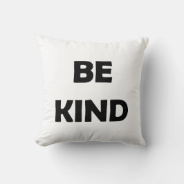 Cojín Decorativo Sé amable hoy | Cita motivacional