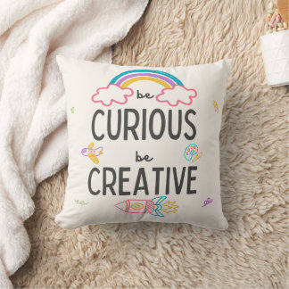 Cojín Decorativo Sé curioso Sé Creativo - Almohadón