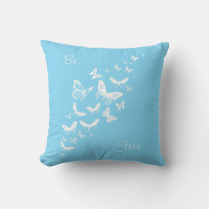 Cojín Decorativo Sé Libre (Blanco)