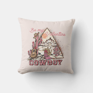 Cojín Decorativo Sé mi vaquero de San Valentín
