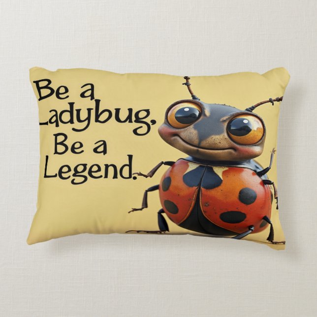 Cojín Decorativo Sé un error, sé una leyenda (Reverso)