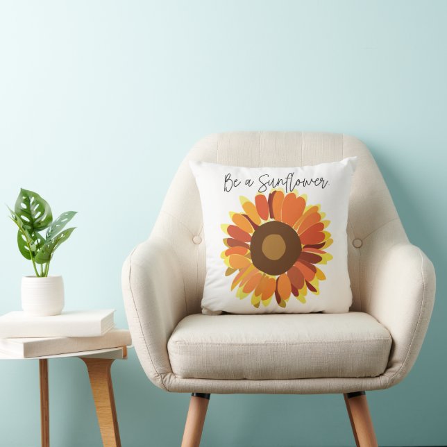 Cojín Decorativo Sé un girasol (Silla)