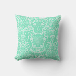 Cojín Decorativo Seafoam Damask