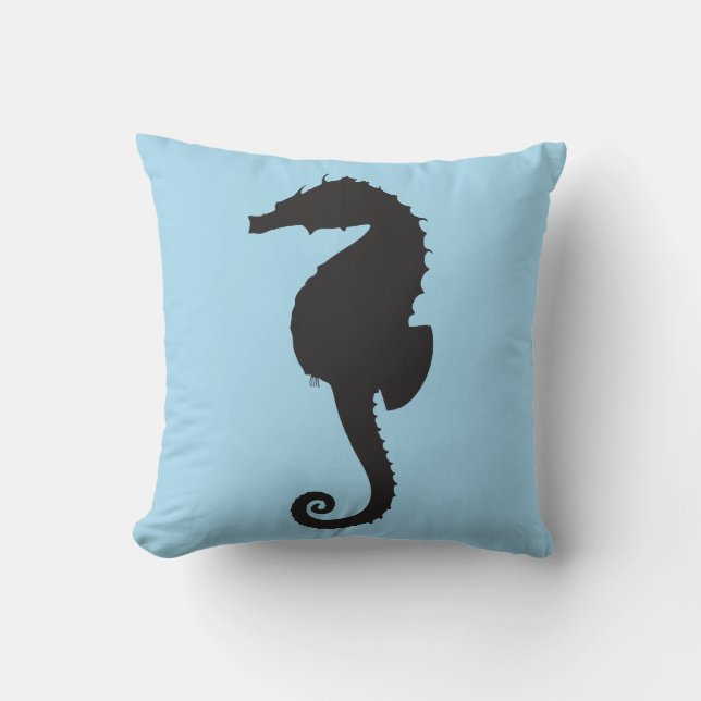 COJÍN DECORATIVO SEAHORSE PILLOWS TROPICAL TEMA (Anverso)