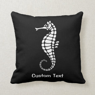 Cojín Decorativo Seahorse White