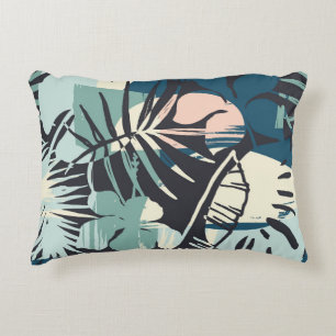 Cojín Decorativo Seamless exotic pattern with tropical plants and a