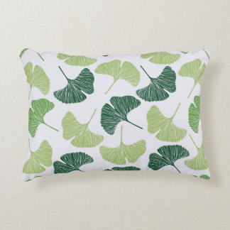 Cojín Decorativo Seamless pattern Green ginkgo biloba 