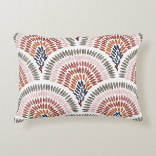 Cojín Decorativo Seamless wavy pattern. Seigaiha design in polka do
