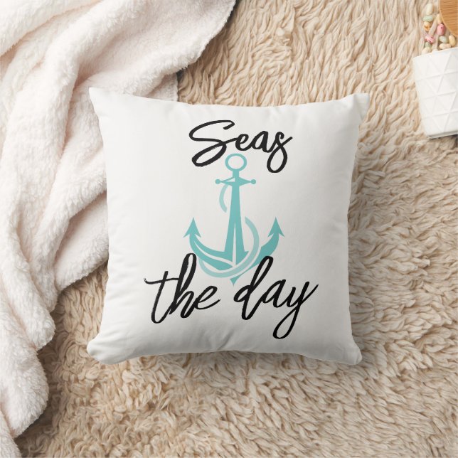 Cojín Decorativo Seas the Day Throw Pillow (Manta)
