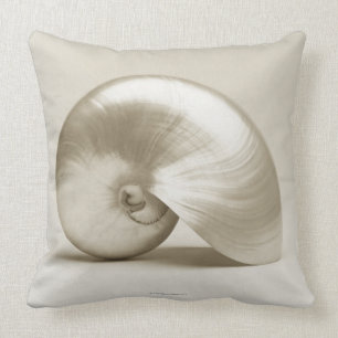 Cojín Decorativo Seashell del nautilus de la perla