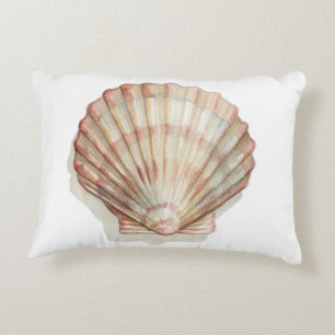 Cojín Decorativo Seashell rosado y poner crema