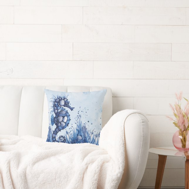 Cojín Decorativo Seashells Seahorse (Sofá)