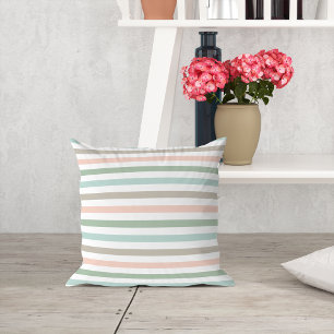 Cojín Decorativo Seaside Pastel Stripe