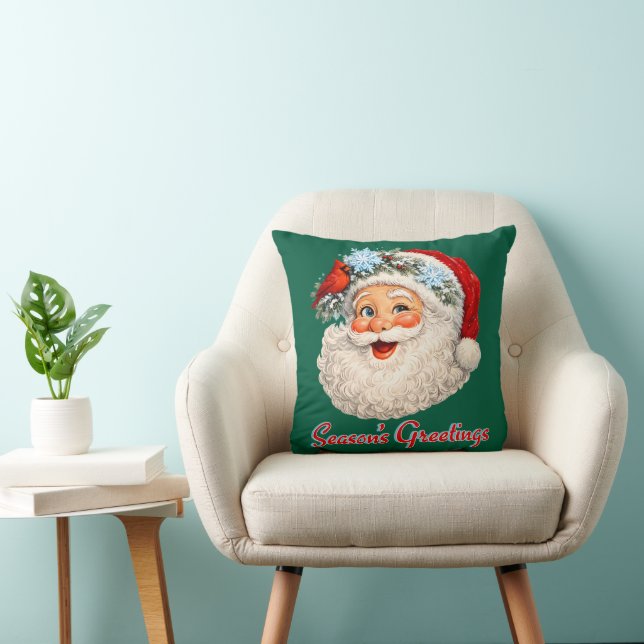 Cojín Decorativo Season's Greetings - Winter Santa (Silla)