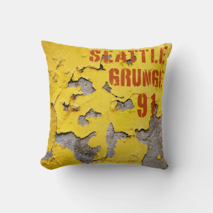 Cojín Decorativo Seattle Grunge Music 1991