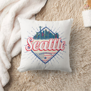 Cojín Decorativo Seattle Washington Estados Unidos