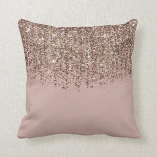 Cojín Decorativo Secuencia decorativa color rosa claro Purpurina Th