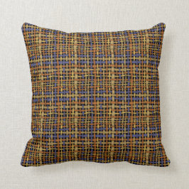 Cojín Decorativo Secuencias gráficas tejidas de mirada naturales