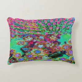 Cojín Decorativo Sedum Morado Groovy Abstracto Psicodélico