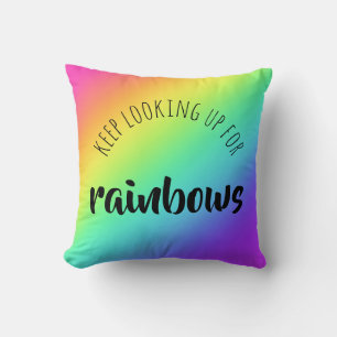 Cojín Decorativo Seguir buscando arcoiris