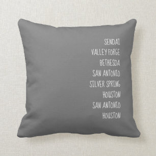 Cojín Decorativo ¡Seguir el viaje de tu vida! Personalizado