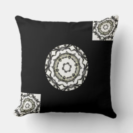 Cojín Decorativo Segundo arte caleidoscopio del volumen uno