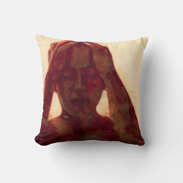 Cojín Decorativo Segundo ruido 2007 del amarillo uno (Anverso)