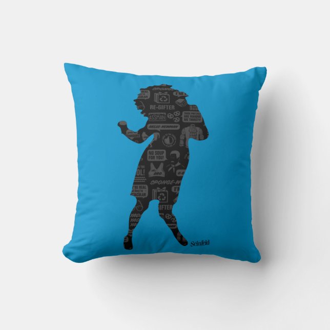 Cojín Decorativo Seinfeld | Elaine Dance Silhouette (Anverso)