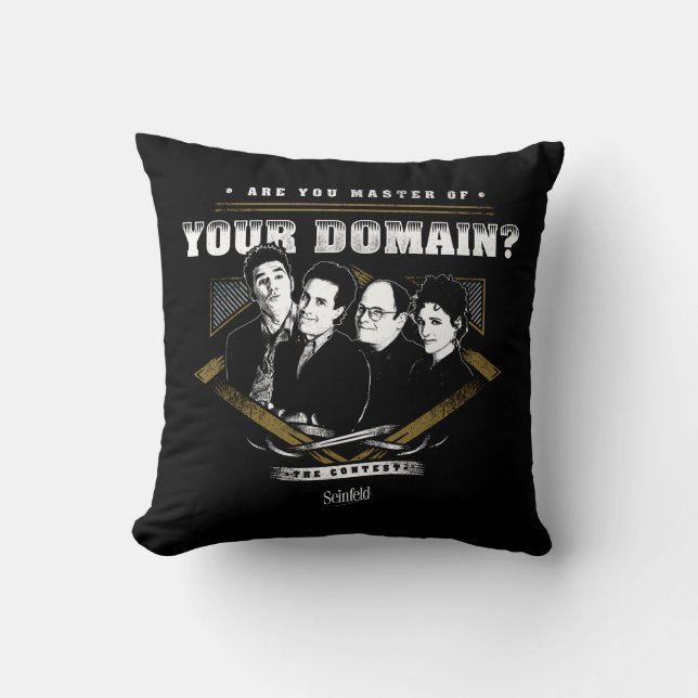 Cojín Decorativo Seinfeld | ¿Eres dueño de tu dominio? (Anverso)